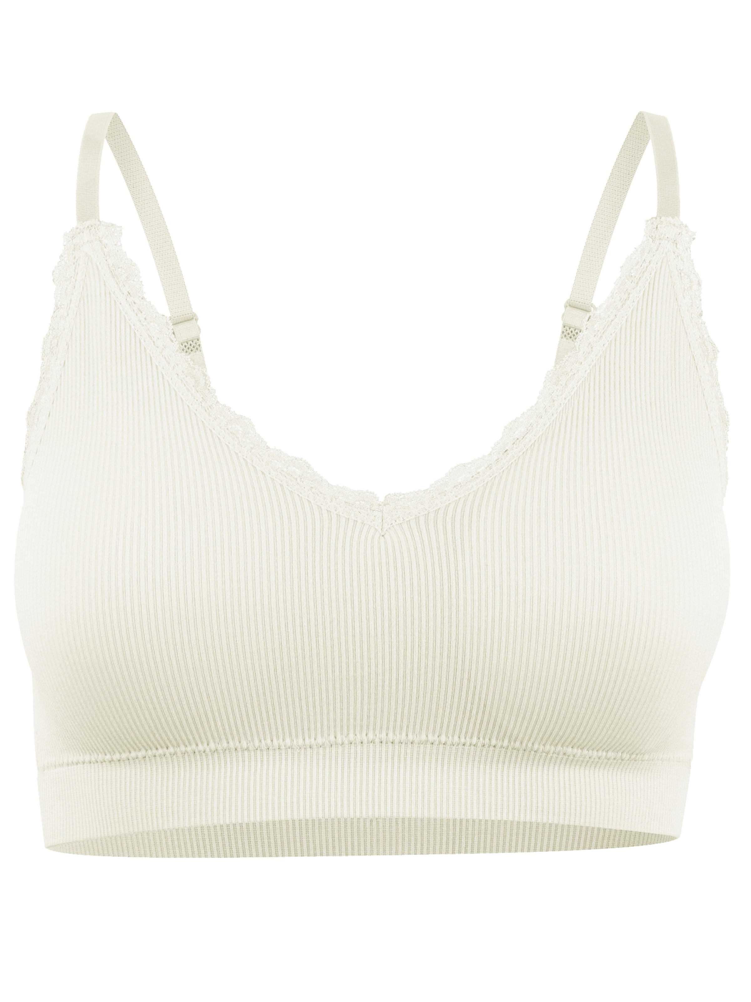 Bustier Soutien-gorge Yenita en blanc : devant