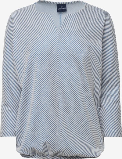 LAURASØN Sweatshirt in hellblau / weiß, Produktansicht