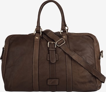 forty° Reisetasche in Braun: Vorderseite