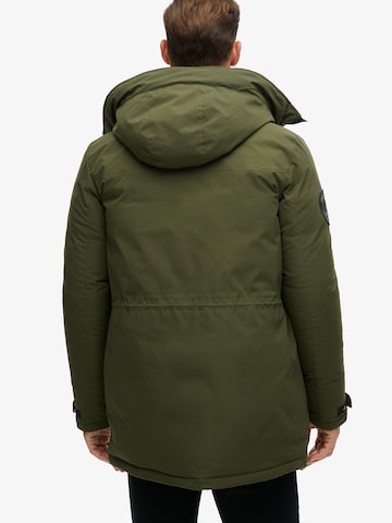 Superdry Zimná parka - Zelená