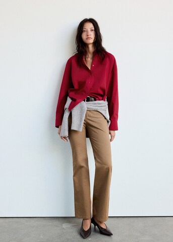 Camicia da donna 'JUSTI' di MANGO in rosso