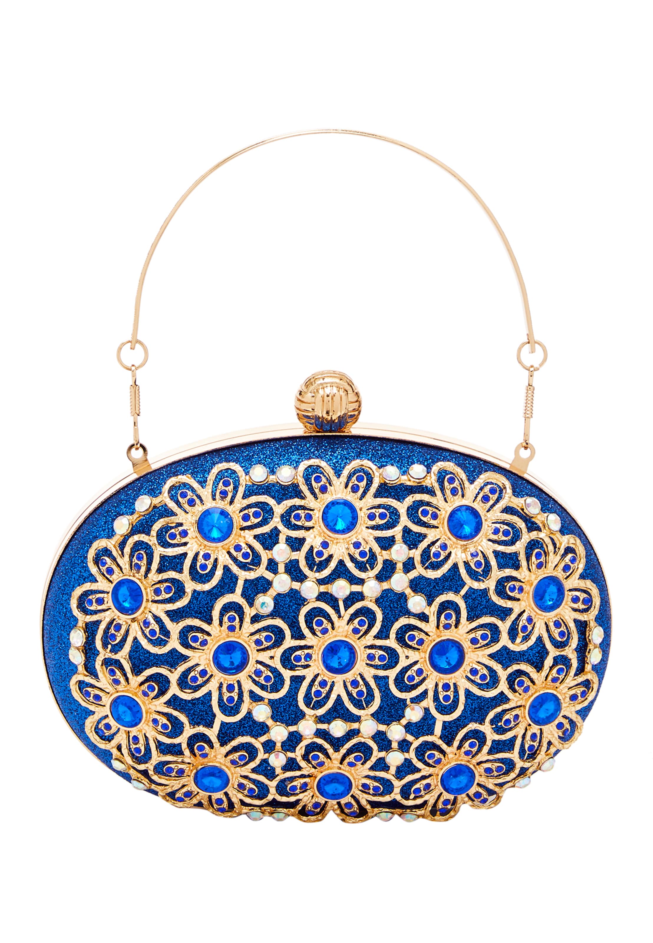 FELIPA Clutch in Blauw: voorkant