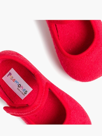 Pantoufle Pisamonas en rouge