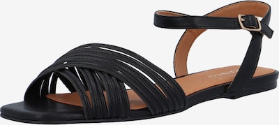Bianco Sandales 'Delora' en noir, Vue avec produit