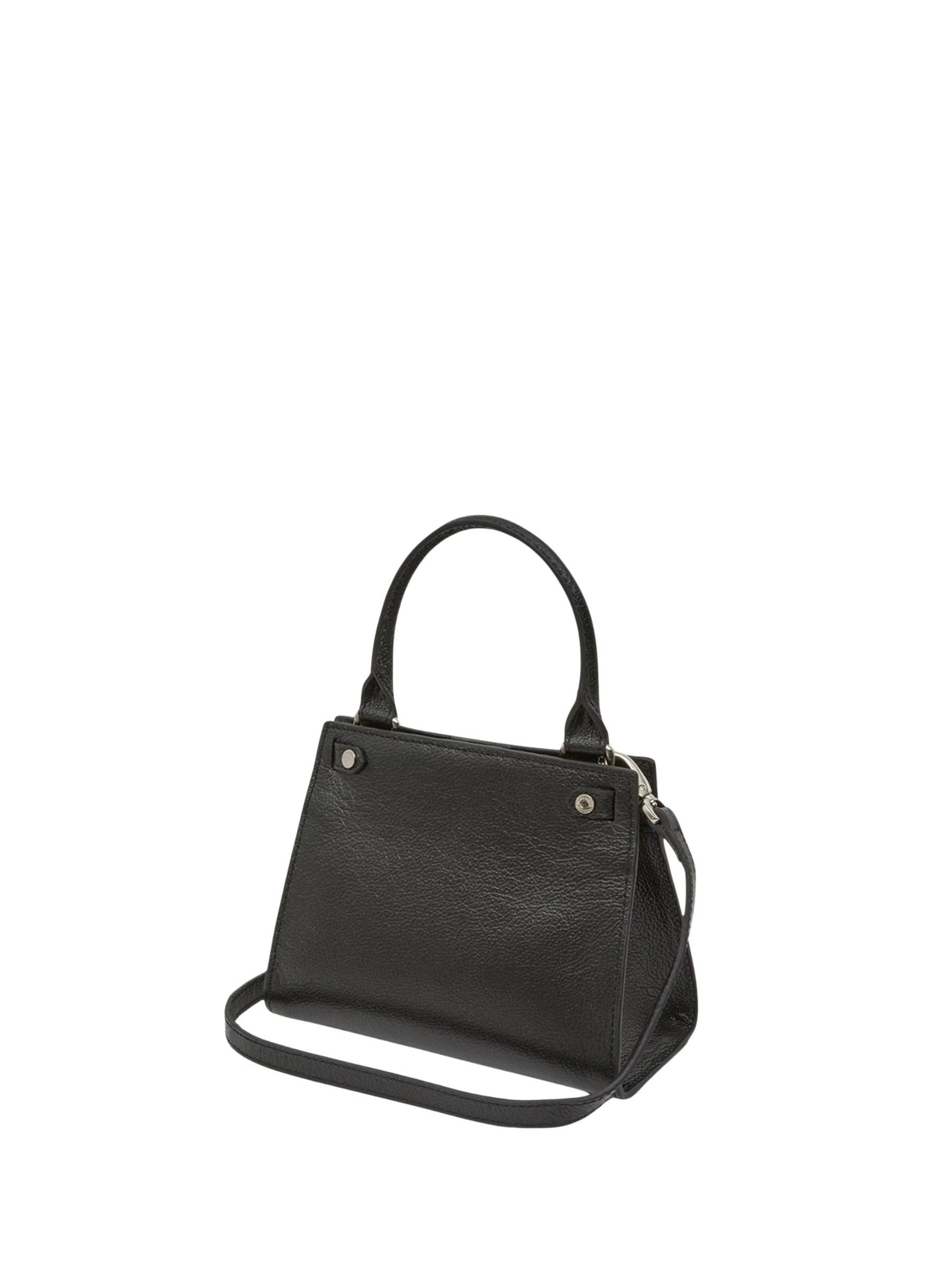 MAC DOUGLAS Handbag 'Mac Douglas Sacs À Main MINI Temple Buni Cuir Noir' in Black