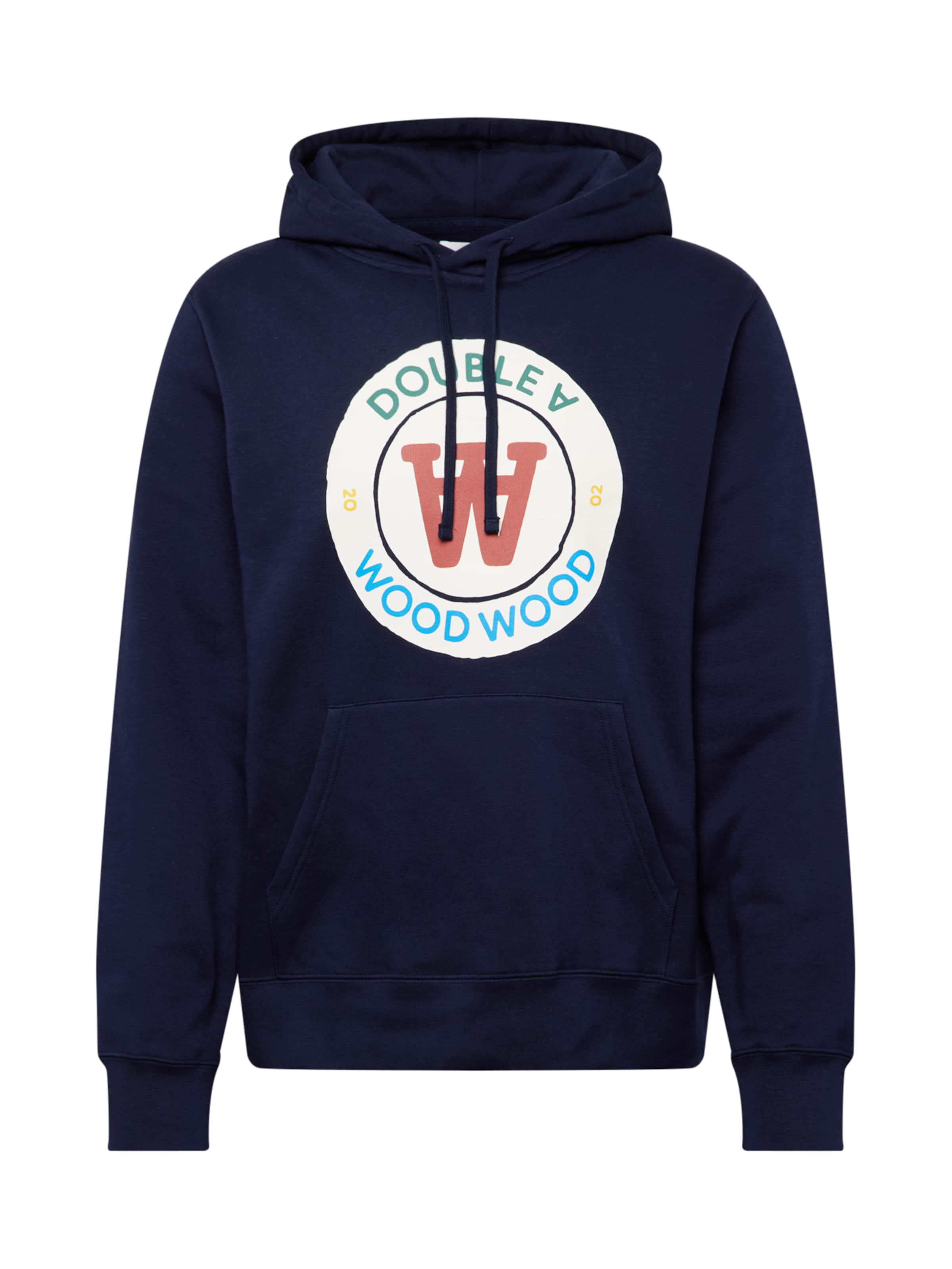 Felpa 'Ian' di WOOD WOOD in blu: frontale