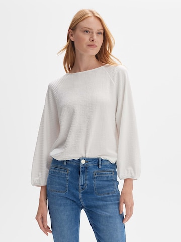 OPUS - Blusa 'Sutili' en blanco: frente