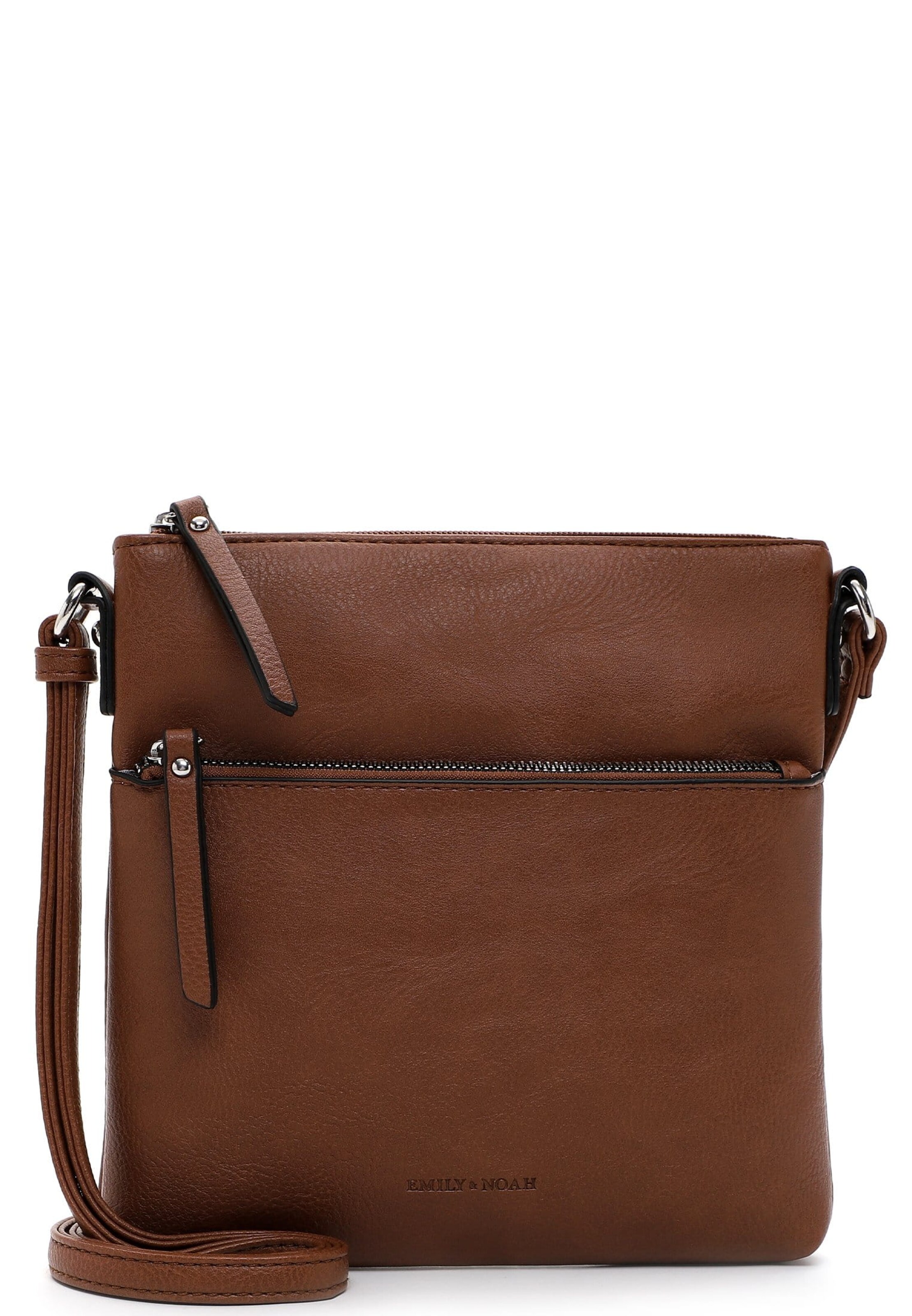 Emily & Noah Schoudertas 'Emma' in Bruin: voorkant