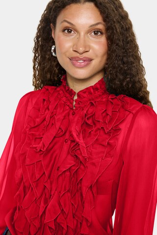 SAINT TROPEZ Bluse 'Lilja' in Rot