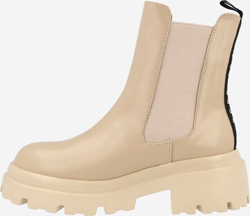 Pepe Jeans - Botas Chelsea 'LOL' en beige