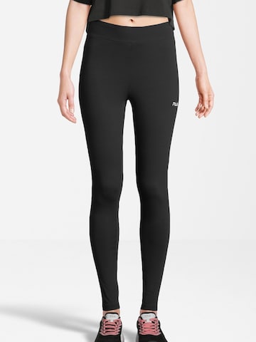 FILA Skinny Workout Pants 'BENNDORF' in Black: front