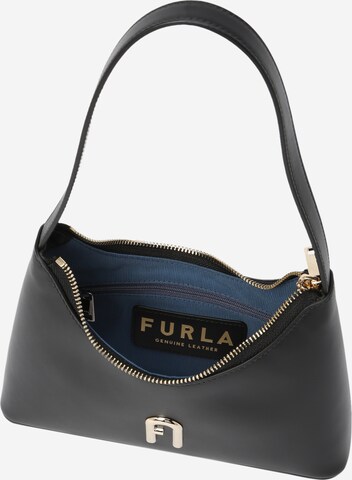 FURLA Schultertasche 'DIAMANTE' in Schwarz