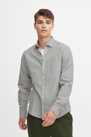 Casual Friday - Ajuste regular Camisa 'Anton' en verde: frente