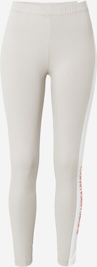 Calvin Klein Jeans Leggings i grå / mørkeoransje / hvit, Produktvisning
