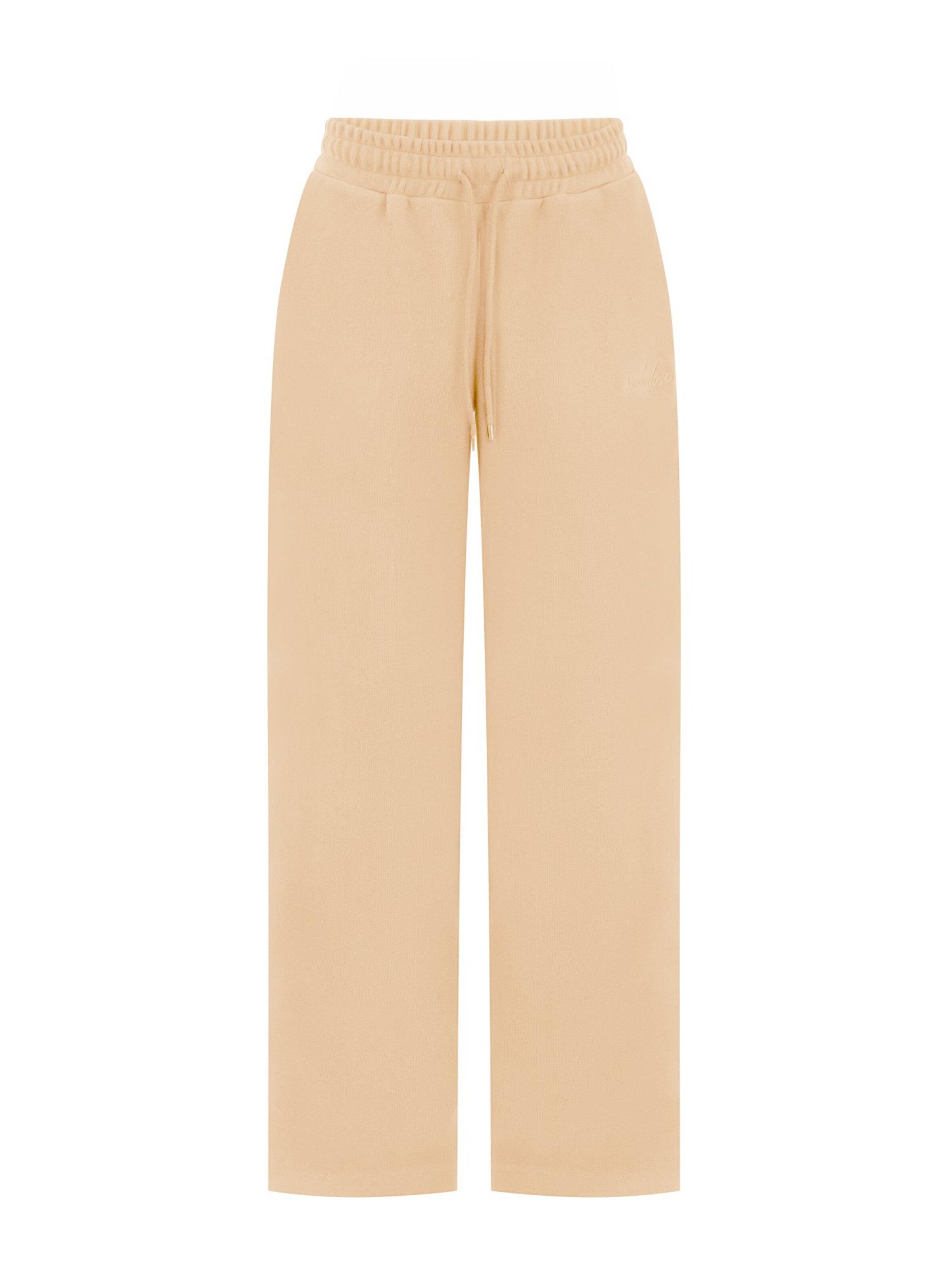 Smilodox Loosefit Broek in Beige: voorkant