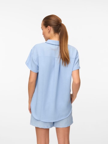 Chemisier 'VMMelaney' VERO MODA en bleu