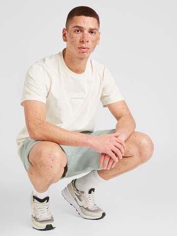 Regular Tricou de la Calvin Klein Jeans pe alb