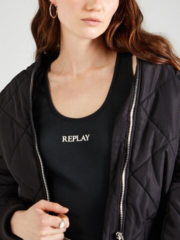 REPLAY Top in Zwart