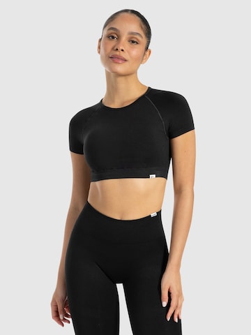 Smilodox Shirt ' Soheli ' in Zwart: voorkant