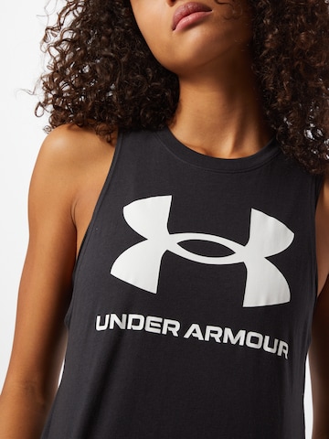 UNDER ARMOUR Sportovní top – černá