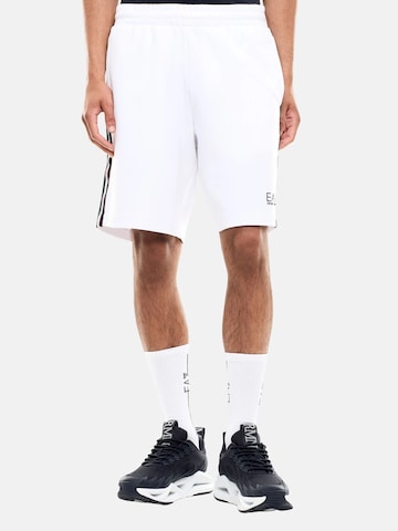 Boxers 'MAN JERSEY SHORTS' EA7 Emporio Armani en blanc : devant