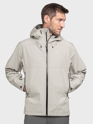 Schöffel Outdoorjas ' Hiking Jacket Style Cascata MNS ' in Wit: voorkant