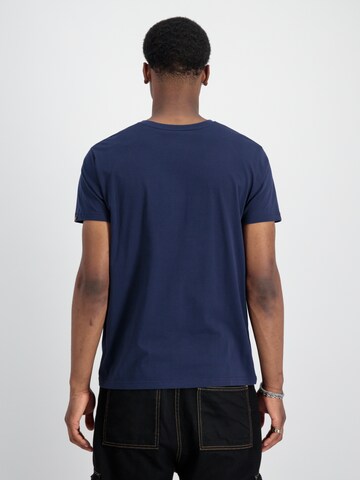 ALPHA INDUSTRIES Shirt in Blue