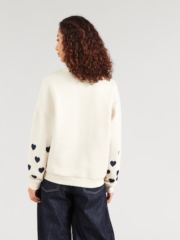 VERO MODA Sweatshirt 'VMKAROL' i beige