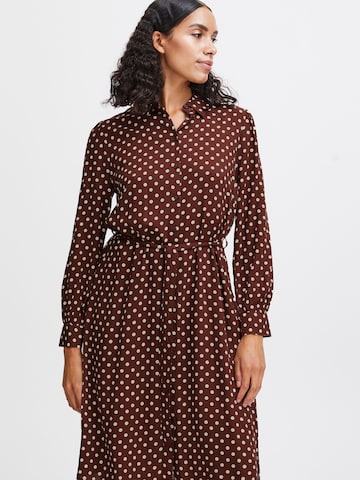 b.young Shirt Dress 'JOSA' in Brown: front