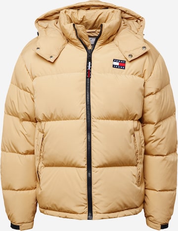 Tommy Jeans Winter Jacket 'Alaska' in Beige: front