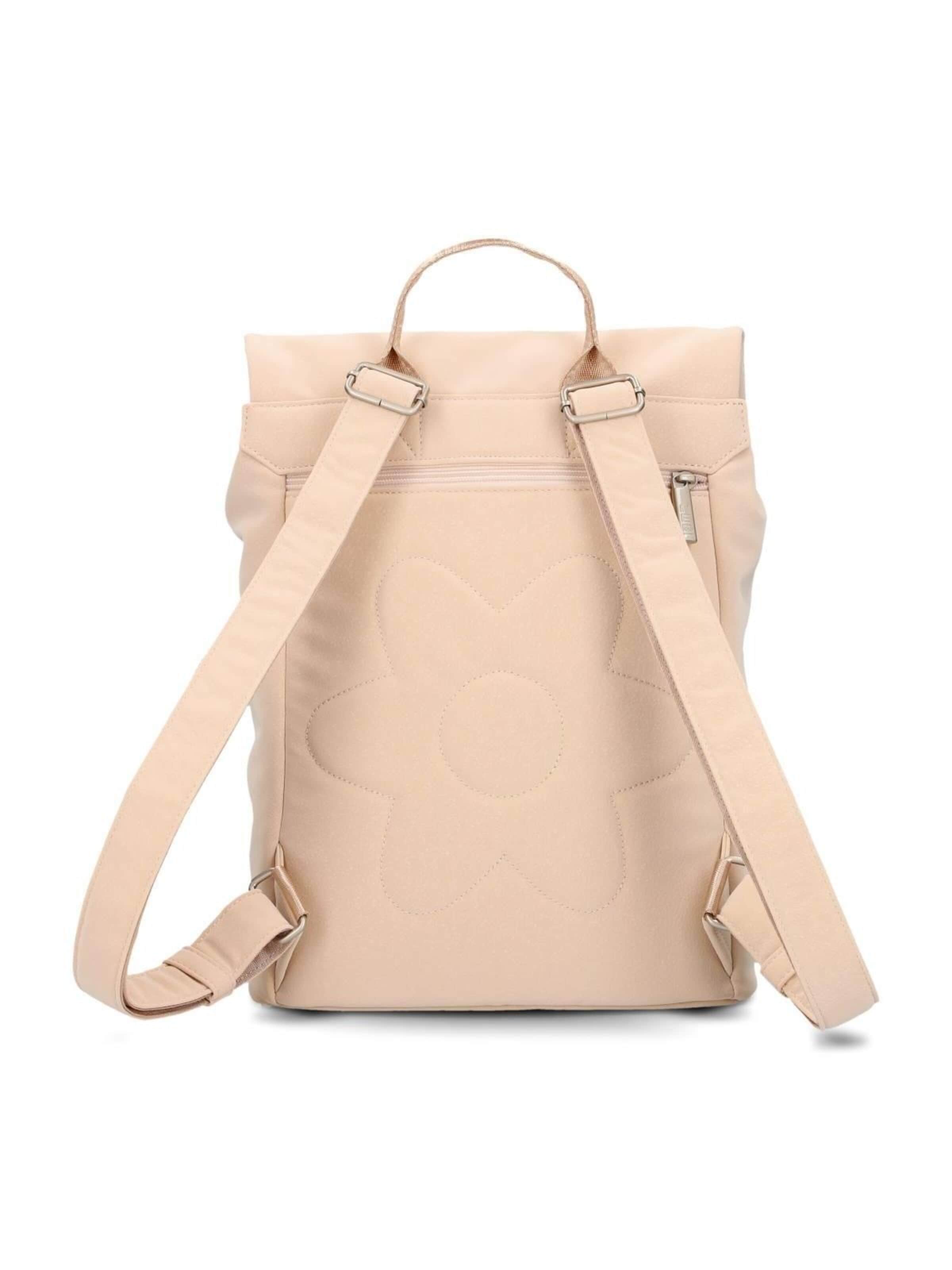 ZWEI Backpack 'MADEMOISELLE.M MR13' in Beige