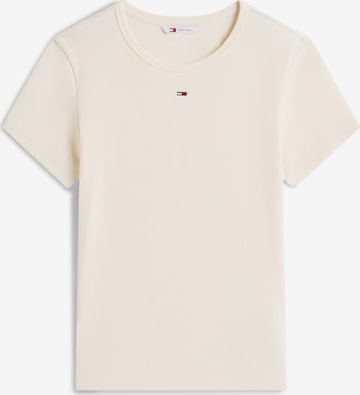 smėlio Tommy Jeans Marškinėliai 'ESSENTIAL': priekis