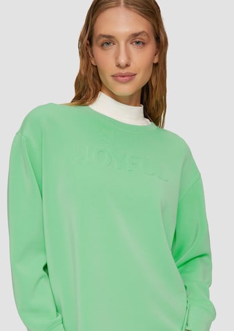 Sweat-shirt s.Oliver en vert