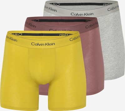 Calvin Klein Underwear Bokserki w kolorze musztardowy / nakrapiany szary / burgund / czarnym, Podgląd produktu