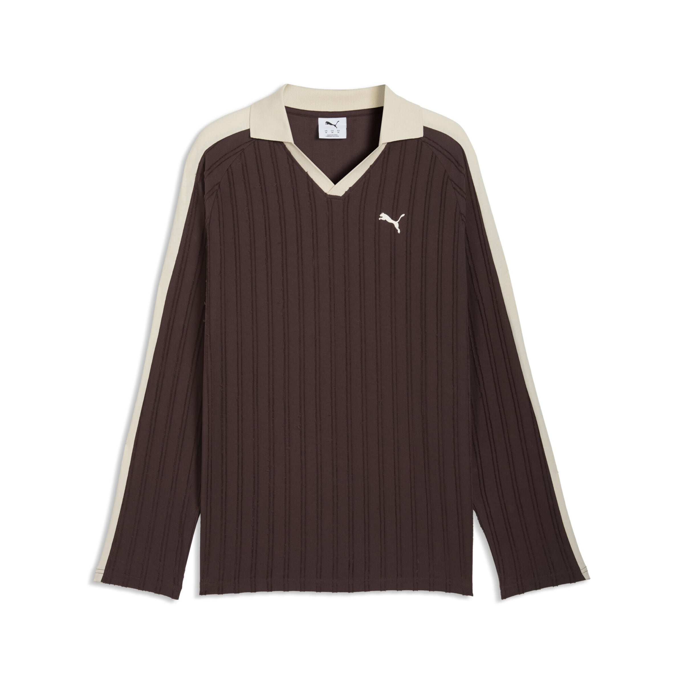 T-Shirt 'T7' PUMA en marron : devant