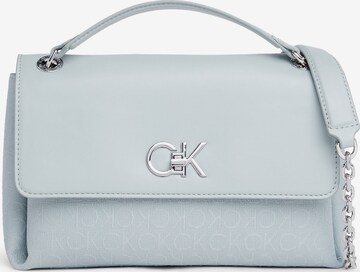 Calvin Klein Schoudertas in Blauw: voorkant