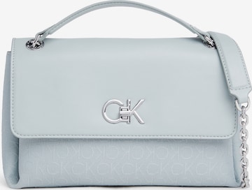 Calvin Klein Schoudertas in Blauw: voorkant