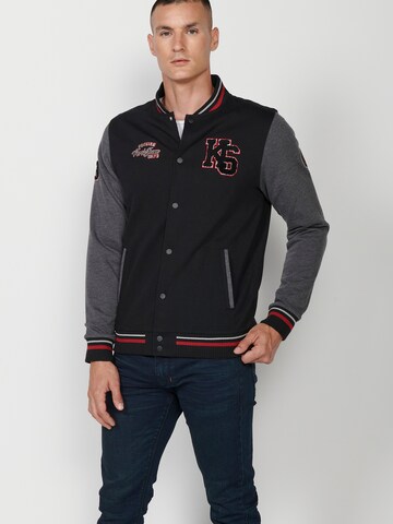 Veste mi-saison KOROSHI en noir