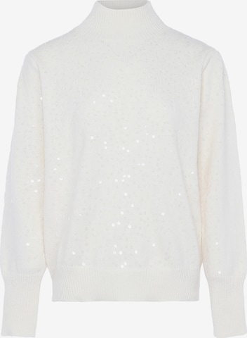 faina Sweater in White: front