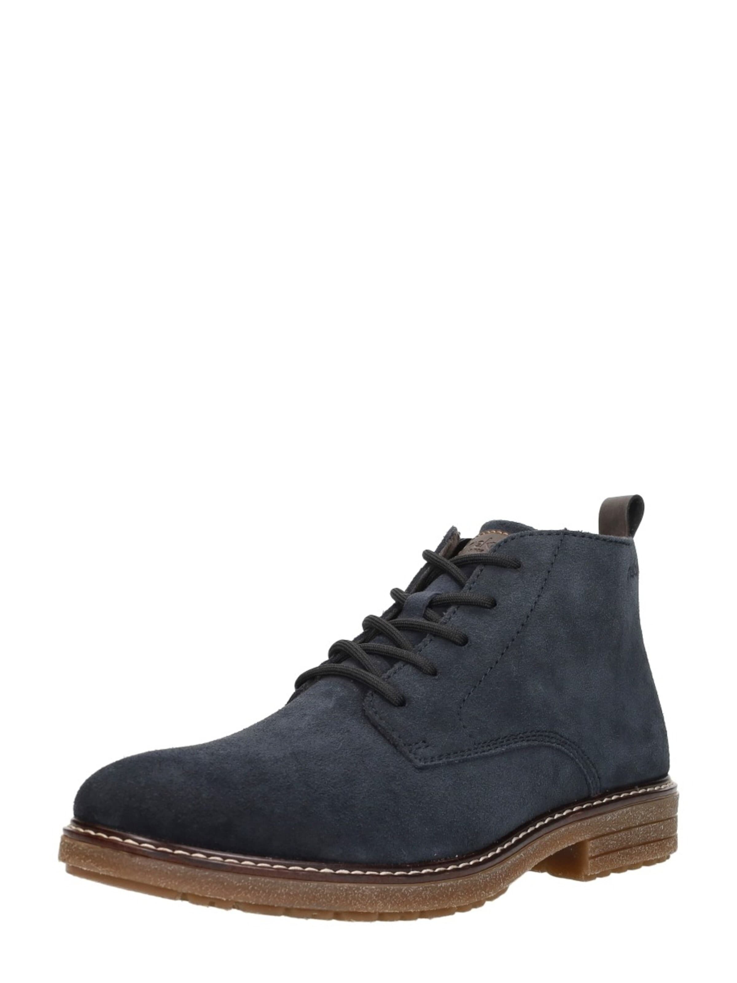 Bottes à lacets 'Veterschoenen Hoog' Rieker en bleu