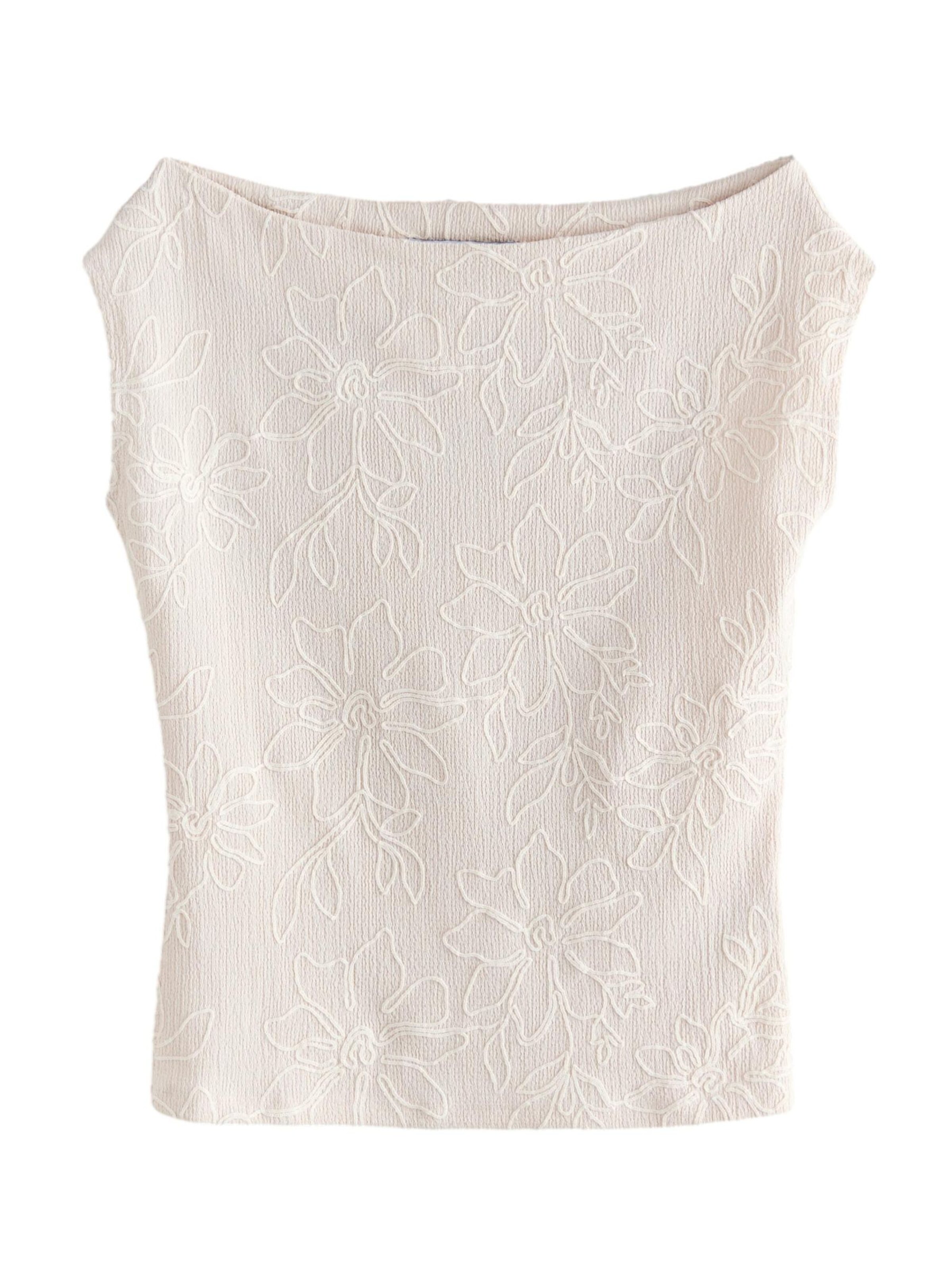 Next T-Shirt 'Cornelli' in Beige: Vorderseite