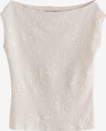 Next T-Shirt 'Cornelli' in Beige: Vorderseite