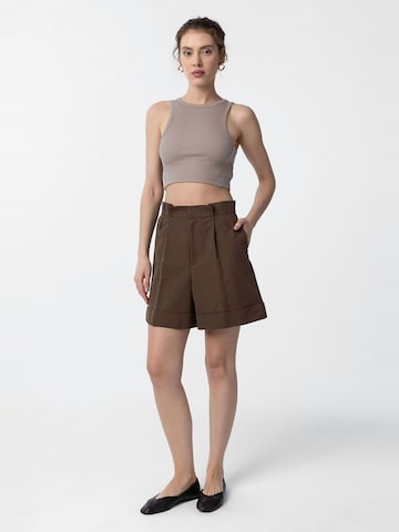 Loosefit Pantalon 'Marta' Antioch en marron