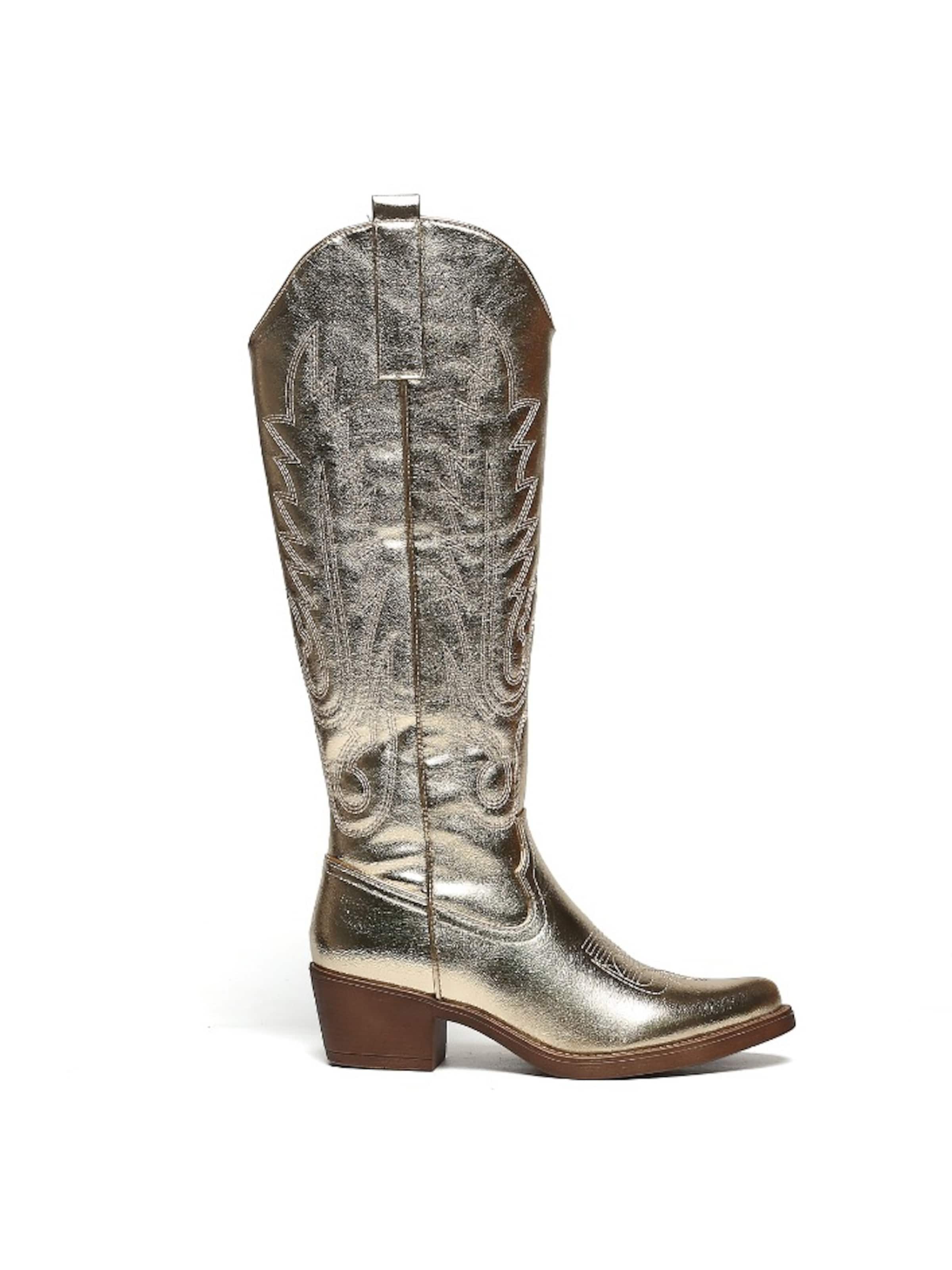 Bottes de cowboy Smile Favorites en or