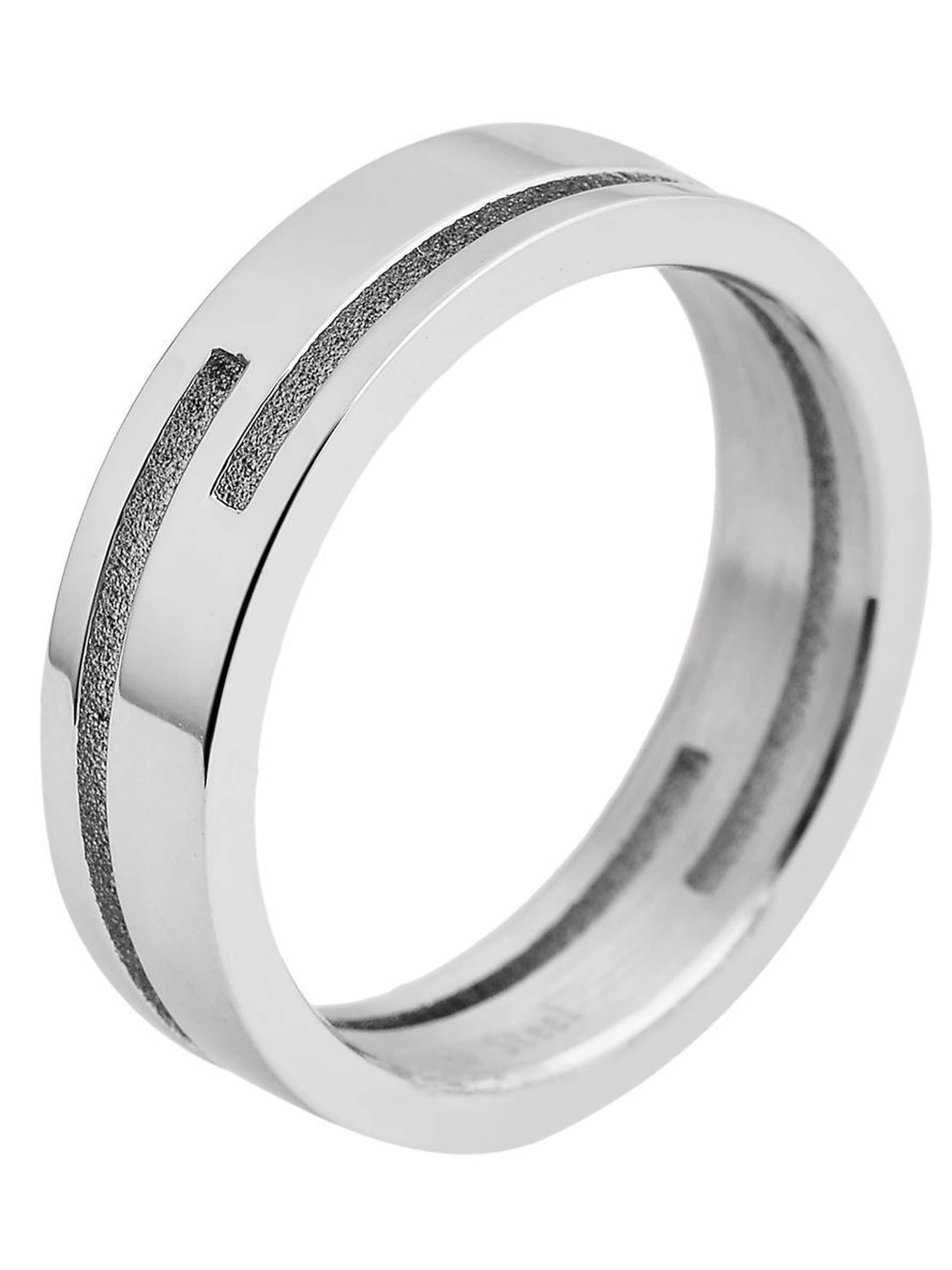 Akzent Ring 'Secret Paradise, silberfarbig, hautverträglich' in Silver: front