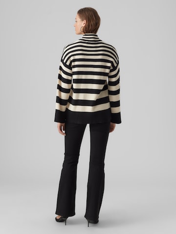 VERO MODA Sweter 'Hermosa' w kolorze czarny