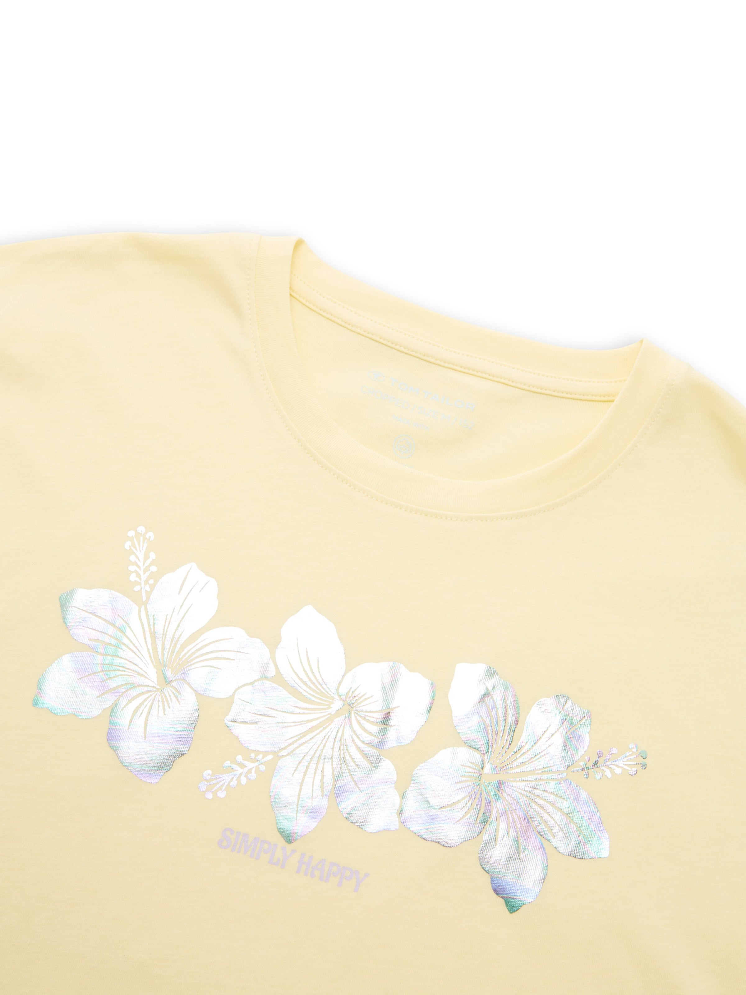 TOM TAILOR Shirt in Yellow