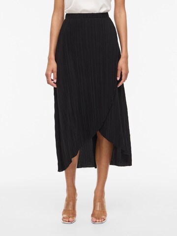 Jupe 'VIPlis' VILA en noir : devant