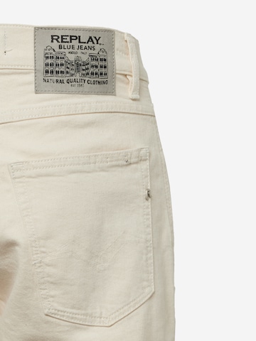 REPLAY Regular Панталон 'SANDOT' в бяло