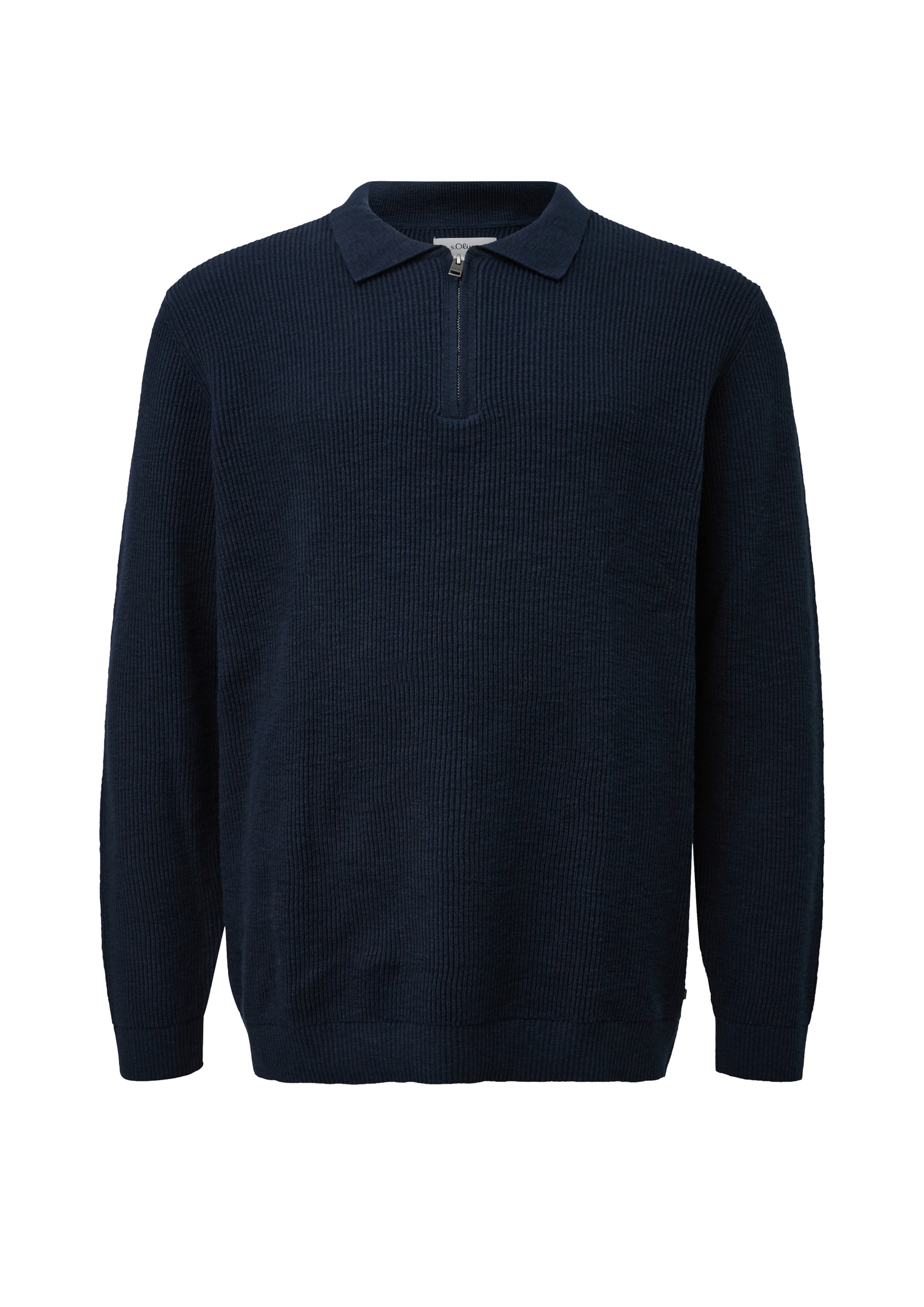 Pull-over s.Oliver Men Big Sizes en bleu : devant
